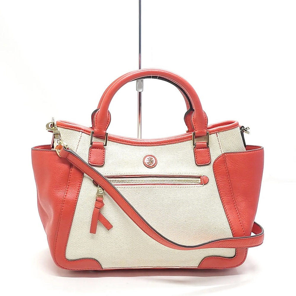 TORY BURCH Crossbody bag  Orange Canvas